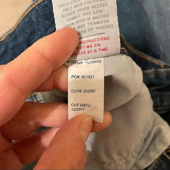 Torrid Women's Blue Denim TALL Cropped Ankle Jeans Fringe Hem Mid Rise Size 16T - Picture 7 of 10